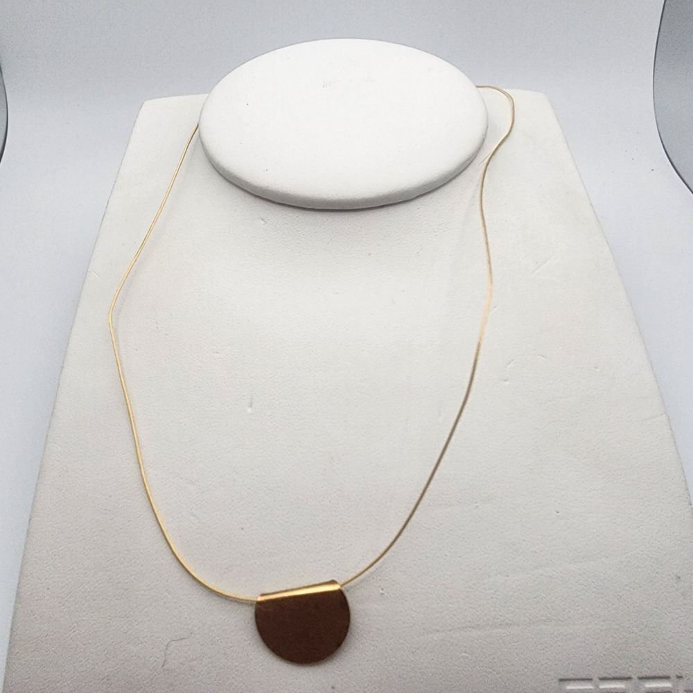14/20 Gold Filled Wire Necklace & Pendant